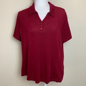 Cutter & Buck Maroon DryTec Polo Shirt